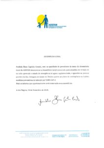 AG desconvocatória