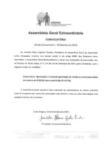 convocatória